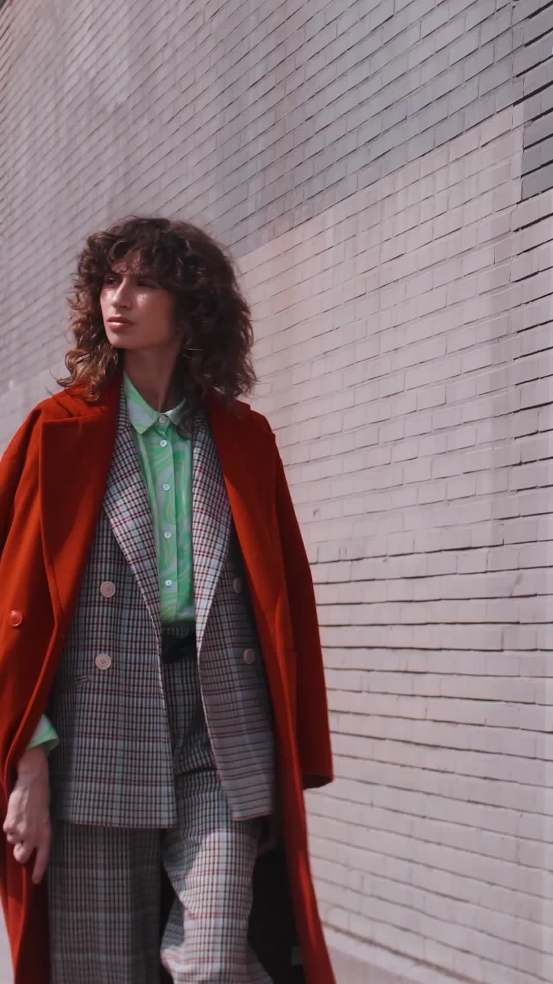 CKS Dames - JOLENE - lange blazer - rood
